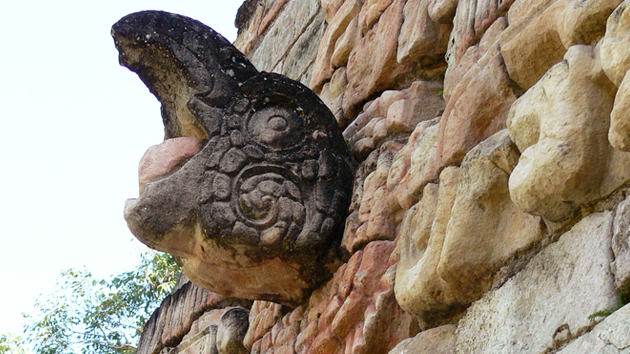 Louis Mendez Hand Made Symbolic Stoneware Rusty Brown Head