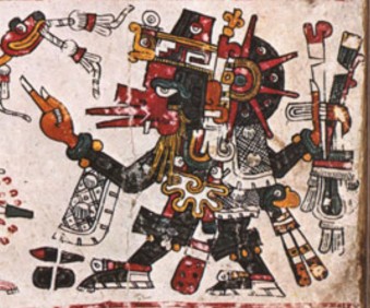Quetzalcoatl-Venus-Borgia codex folio 19